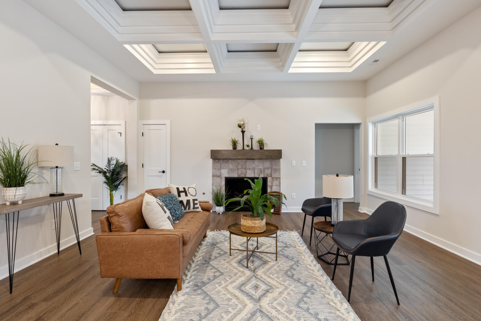 Photo of a spacious, open-concept dining area